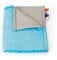1buy3 Minky Babydecke gefüttert |Plüschdecke |Krabbeldecke |Kuscheldecke 75 x 100 cm (58. Babyblau + Punkte)