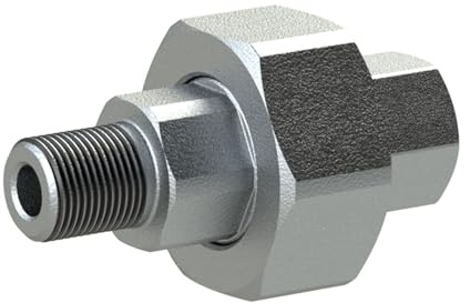 RIEGLER 113190-TFV 341-38 Verschraubung 341, IG/AG, Rp/R 3/8, schw. Temperguss feuerverz., 1Stk