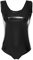 FYMNSI Damen Gl?nzende Ballettanzug Ballettbody Sport Tanz Body Gymnastikanzug Trikot ?rmellos Bodysuit Metallic Wetlook Einteiler Turnanzug Leotards Overall Lack Leder Oberteile Kost?me Schwarz M