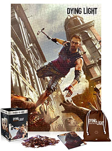 Good Loot Dying Light Kyle Hund - 1000-teiliges Puzzle für Erwachsene und Kinder ab 14 Jahren - Spielpuzzle 68 x 48 cm mit Poster und Tragetasche - Dying Light Ware