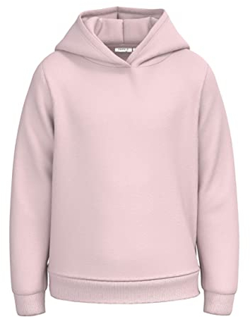 NAME IT Nkfnasweat W Hood Unb Noos Felpa, Lilla Burnished, 116 cm Bambina