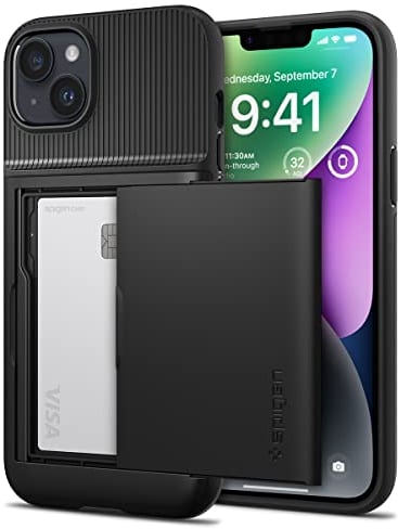 Spigen Slim Armor CS Coque pour iPhone 14 - Noir