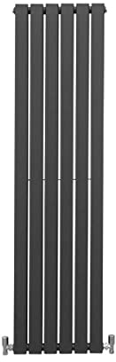 Radiatori Termosifoni in Acciaio Calorifero a Doppio Strato a Pannelli Piatti Riscaldamento Centralizzato Colonna Termosifone Orizzontale Radiatore a Parete - Grigio Antracite - 160 x 42 cm