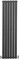 Radiatori Termosifoni in Acciaio Calorifero a Doppio Strato a Pannelli Piatti Riscaldamento Centralizzato Colonna Termosifone Orizzontale Radiatore a Parete - Grigio Antracite - 160 x 42 cm