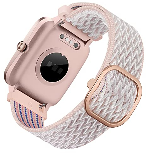 Armband Amazfit GTS Armbänder, 20mm Elastisches Nylon Ersatzarmband Sport Armband für Amazfit GTS, Amazfit GTS 2, Amazfit GTS 3, Amazfit GTS 4, Amazfit Bip, Amazfit Bip U, Amazfit GTR 42mm