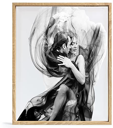 Cadre photo vide pour toile, photos sur châssis, format 50 x 50 cm, aspect bois sonoma