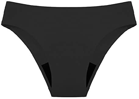 YUMIJUAN Culotte Menstruelle Flux Abondant Adolescente Dim Reutilisable Lavable Maillot De Bain Menstruel Regles Piscine Protect Culotte Anti Fuite Urinaire Femme Lavable Noir