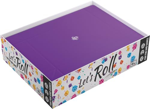 Gamegenic, Magnetic Dice Tray Rectangular Black/Purple, Zubehör