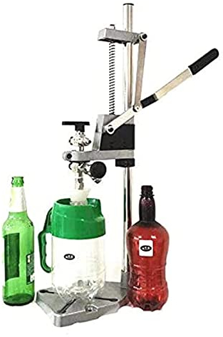 Bierflaschenfüllmaschine, Gegendruck-Flaschenfüllmaschine, Edelstahlwein, manuelle Flüssigkeitsfüllmaschine für Glas-/Co-Flaschen, handgefertigtes Füll-CO2-Bierbrauset