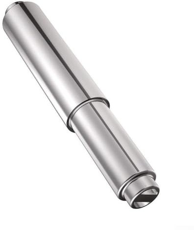 Expandable Toilet Paper Roll Insert, 16Cm Long, Strong ABS Plastic Construction, Chrome Plated Surface, Fits Standard Rolls