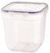 Best House | Small Food Storage Containers | Square | 5000ml | Pack of 1 | Deep Clear Plastic Box | Airtight | BPA Free Grocery Cereal Dispenser Storage Container with Lids