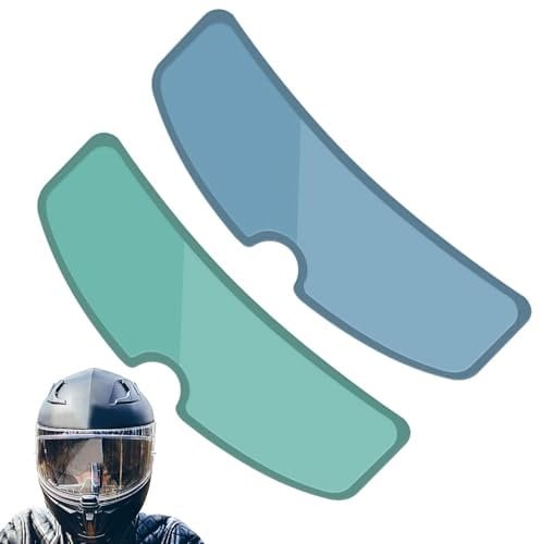 Helmet Visor Anti-fog Film Motorcycle Helmet Visor Sticker Helmet Full Face Shield Visor Insert Helmet Visor Tint Film Rainproof Helmet Lens Sticker Film Set