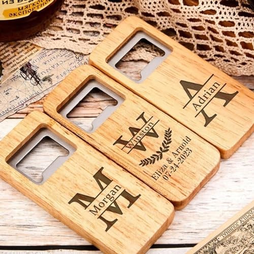 gorm Personalized Engraved Corkscrew and Multi-Tool Custom Wine Opener, Custom Beer Bottle Opener, Proposal Bachelor Party Weddings Gift (5pcs)