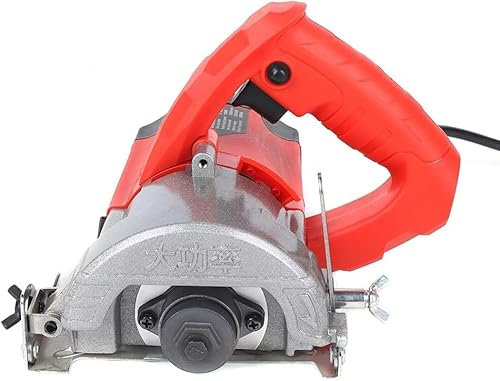 1580w Wood Stone Cutter Saw Granite Ceramic Tile Marble Cut Machine+110mm Blade Blade Cut Floor Wall Heavy Duty,0-34mm Cutting Depth(w/Wrench +1 Wood Blade+1 Stone Blade)