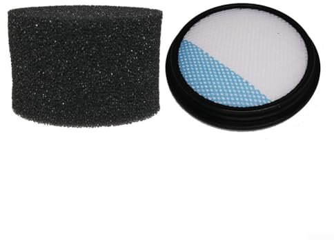 Filter-Set, kompatibel mit Dirt Devil Blade DD767, DD777 Staubsauger, uswaschbar, wiederverwendbar, Motorfilter Schaumfilter Filter Ersatz, 2 Ersatzfilter (Schaumstofffilter, Vormotorfilter)
