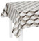 LILENO HOME Tischdecke abwaschbar als Meterware 180x140cm (Schnittkante) in Geometric Grey Motiv - Wachstuchtischdecke wasserabweisend ideal als Tischtuch o. Tischläufer für Bierzeltgarnitur