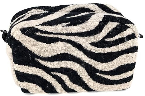 Linnea Trousse de Toilette 100% Coton Collection Zebra