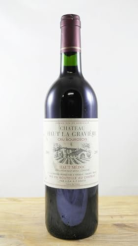 Château Haut La Gravière Bouteille de Vin Millésime 2001