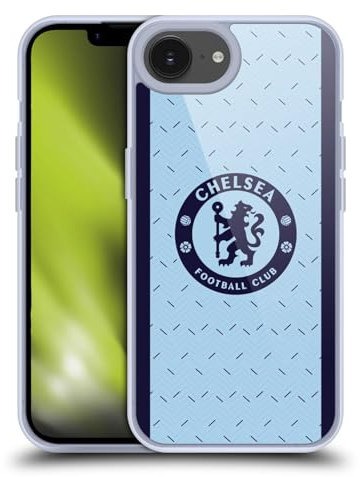Head Case Designs Offizielle Chelsea Football Club Away 2020/21 Kit Soft Gel Handyhülle Hülle kompatibel mit Apple iPhone 16e