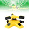 Aspersores de Riego de Césped, Aspersores de Riego Cesped de 360 ° Automático, Giro Rotativo y 3 Brazos Ajustables, Aspersor Oscilante, Sistema de riego para aspersores de césped (0.75 In)