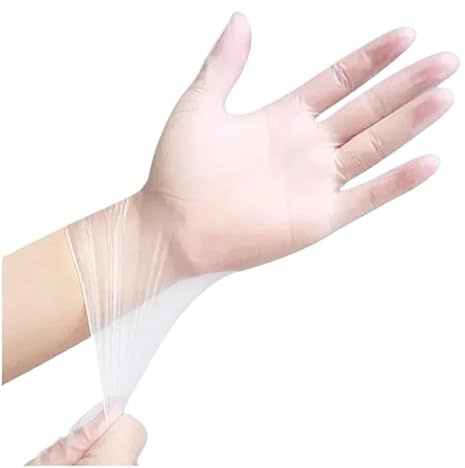 PBHOVIITG 100/500/1000 Stück Einweghandschuhe Einmaliges Küchengeschirr Transparente, verdickte TPE-Schutzfolie in Lebensmittelqualität(M,1000PCS)
