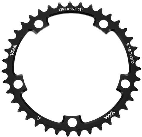 QUARKZMAN 130BCD Fahrrad Kettenblatt 39T Rund Schmal Breit Einzelnes Aluminium Kettenblatt Kettenrad Für Rennrad Fahrrad 9/10/11 Gang Ketten