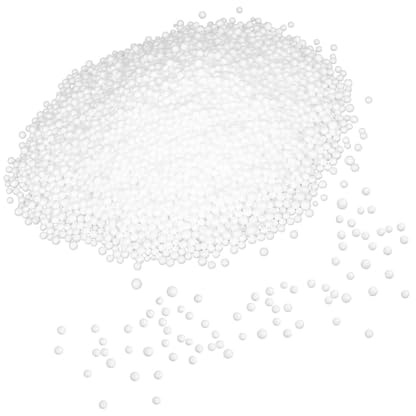 BELLIFFY Mini Schaumstoffkugeln Weiß Polystyrol Perlen für Sitzsack Füllung Kissenfüllung DIY Füllmaterial für Beutel Säckchen Nachfüllpack