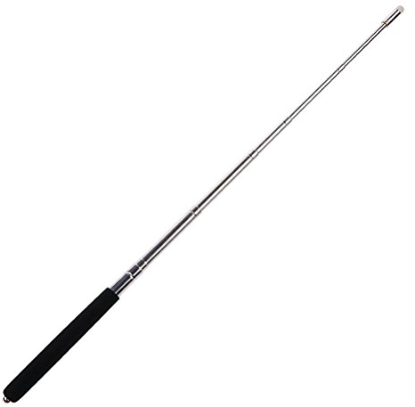 UEETEK Mano retráctil extensible puntero puntero telescópico presentador mano aula pizarra Pointer negro