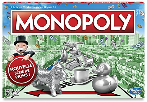 Monopoly, Jeu pour la Famille et Les Enfants, 2 à 6 Joueurs, dès 8 Ans, inclut des Cartes choisies par Le Public