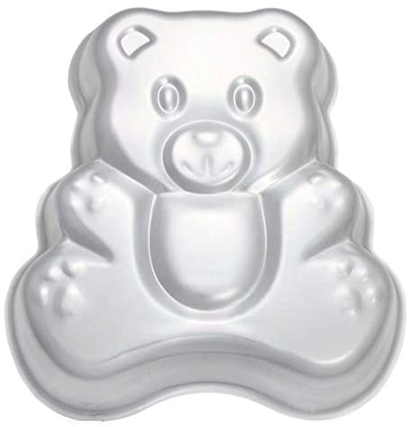 WDYJMALL 3D-Kuchenform aus Aluminium, 26 cm, Bärenform, Backform, Kuchenform