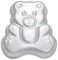 WDYJMALL 3D-Kuchenform aus Aluminium, 26 cm, Bärenform, Backform, Kuchenform