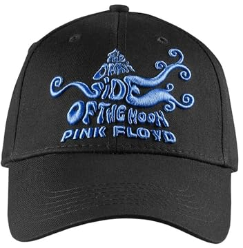 Pink Floyd Baseball Cap Dark Side of The Moon Swirl offiziell Schwarz Strapback One Size