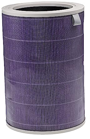 vhbw filtro HEPA compatibile con Xiaomi Mi Air Purifier 2 purificatore d'aria - Filtro di ricambio + filtro carboni attivi integrato, antibatterico