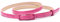 Weeksu Cintura in pelle verniciata da donna Cinture in pelle vita sottile cintura regolabile cintura da donna per accessori per abiti, Rose Red., 110cm
