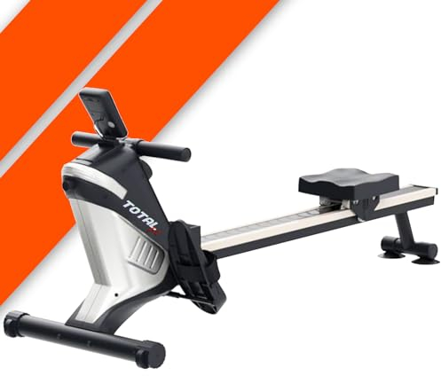 Bonplus BP | Rudergerät | Hohe Qualität | Mit Transportrollen | Mit led-anzeige | Perfekt für das Training zu Haus | Höchstgewicht 110 kg | Fitness