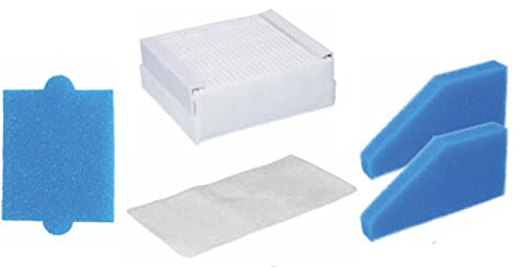 M&M Smartek Beutel + Filter Set für Pet & Family, Allergy & Family, Thomas Aqua+ Staubsauger alternativ wie Thomas Filterset 99 (wie Teile-Nr. 787241) (1x Filterset, Für AQUA+ HOME CLEAN & PARQUET)