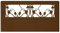 CM GARDEN - Balconcillo sin taladros, Balconcillo para Plantas, Portamacetas Ventana, Protector de macetas, Modelo Floral 25x50 cm Marrón Forja