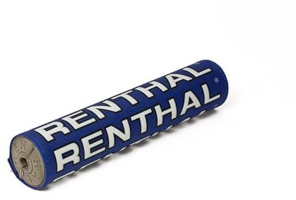 Renthal Manubrio Twinwall 240mm per Moto, Blu, Carbonio