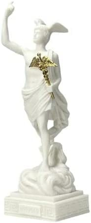 Hermes Greek Olympian God Messenger Guide of Dead Statue Skulptur Figur