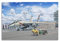 WARL Vintage War Poster Jet FighterGrumman F-14 Tomcat dekoratives Gemälde Leinwand Kunstbild 30 x 45 cm