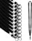 200Stk Schlüsselband Kinder Nackenband 45cm Lanyards Schlüsselanhänger Band Lanyard Nackenband Swivel Schließe Umhängebänder mit Karabinerhaken Büro Abzeichen ID-Karten Ausweise Schlüssel ID-Karten