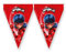 BeenSmile, Ladybug Geburtstag Deko, Wimpelkette Geburtstag, Miraculous -Charakter, Wimpelkette für Kinder, Dekoration für Kindergeburtstag, Partyartikel, Feier und Jubiläum, 1 Stück, 3 m