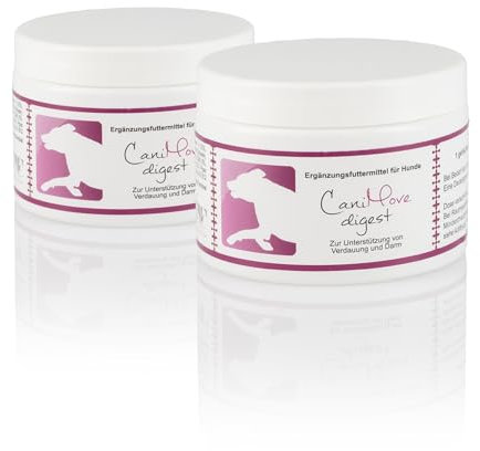 CaniMove Digest (2x150g Dose, 300 Gramm), tierärztlich entwickelte Unterstützung für den gesunden Darm und die B12 - Versorgung, auch bei IBD geeignet