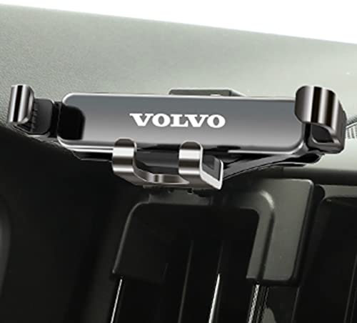XLUMIO Car Phone Mount for Volvo XC40 XC60 XC90 S60 S90 V90, 360° Rotating Mobile Holder, Anti-slip Shockproof, XC60 2018~2021