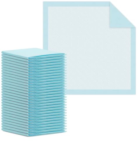 ARNOMED Krankenunterlagen 60x60cm, 150x saugstarke Inkontinenzunterlagen Einweg, Wickelunterlage für Babys, 5-lagige Zellstoff Unterlagen fürs Bett bei zB. Inkontinenz, Wickelunterlage Einweggebrauch