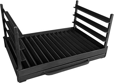 Genérico Grillkamin mit Grill, Gartenkamin mit Aschenbecher und Führungen. Verschiedene Größen (65 x 55 cm)