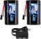Zeee Li-ION Batterie 2S 3000mAh 7,4V avec Prise SM 2P, Batterie RC Rechargeable Compatible avec Les Voitures RC WPL MN, Bateaux RC, camions RC (2pcs)