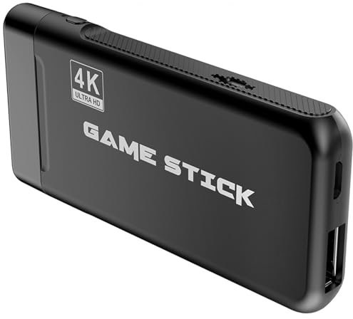 Console di Gioco Plug And Play 64g, Stick per Videogiochi Ultra HD 4k, Arcade Wireless U8 Mini 2.4g Giochi retrò Classici Ps1 SFC FC 10000 Gba Integrati Supporta Download E Salvataggio