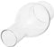Angoily Öllampe Glas Ersatzglas Petroleumlampe Glas Glaszylinder Ersatzschirm Petroleumlampe Ohne Boden Oberer Durchmesser 3.5cm Untere Durchmesser 7.6cm