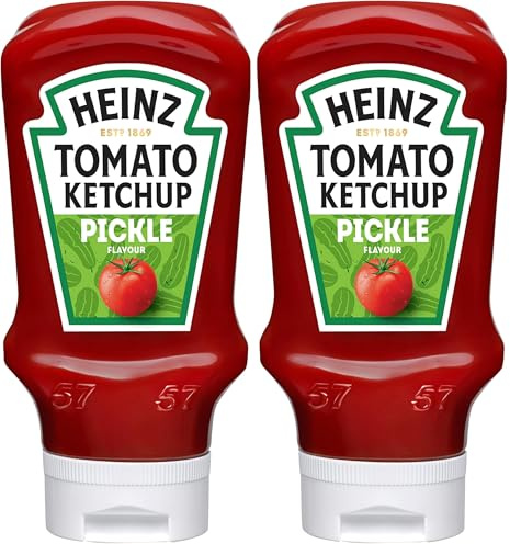 Heinz Pickle Flavour Tomato Ketchup 400 ml (Pack of 2)